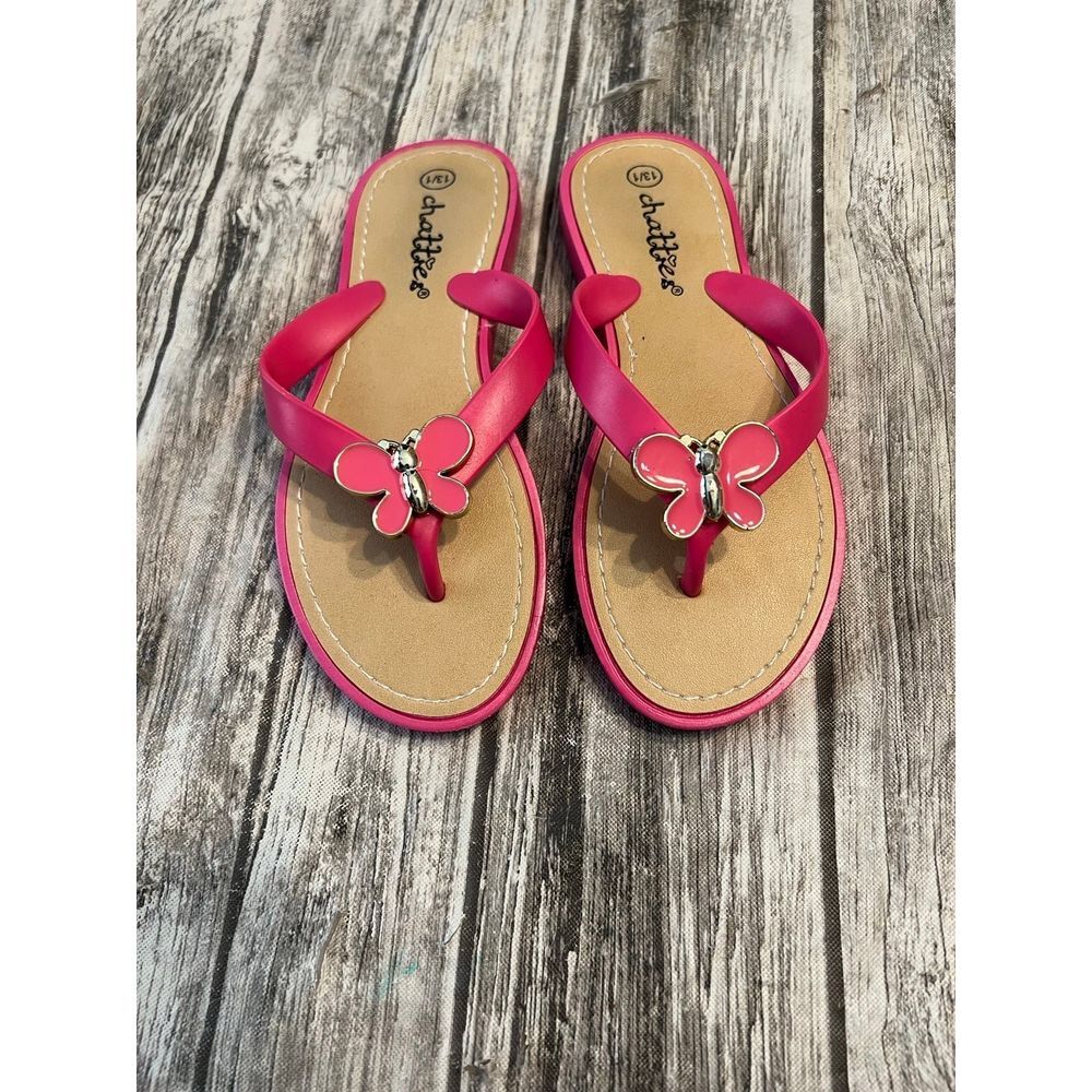Girls Pink‎ Chatties sandals size 13/1